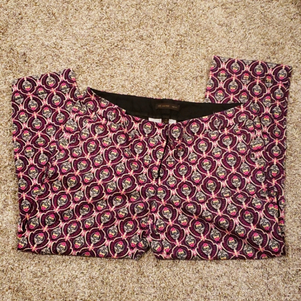 Cute print cropped pants